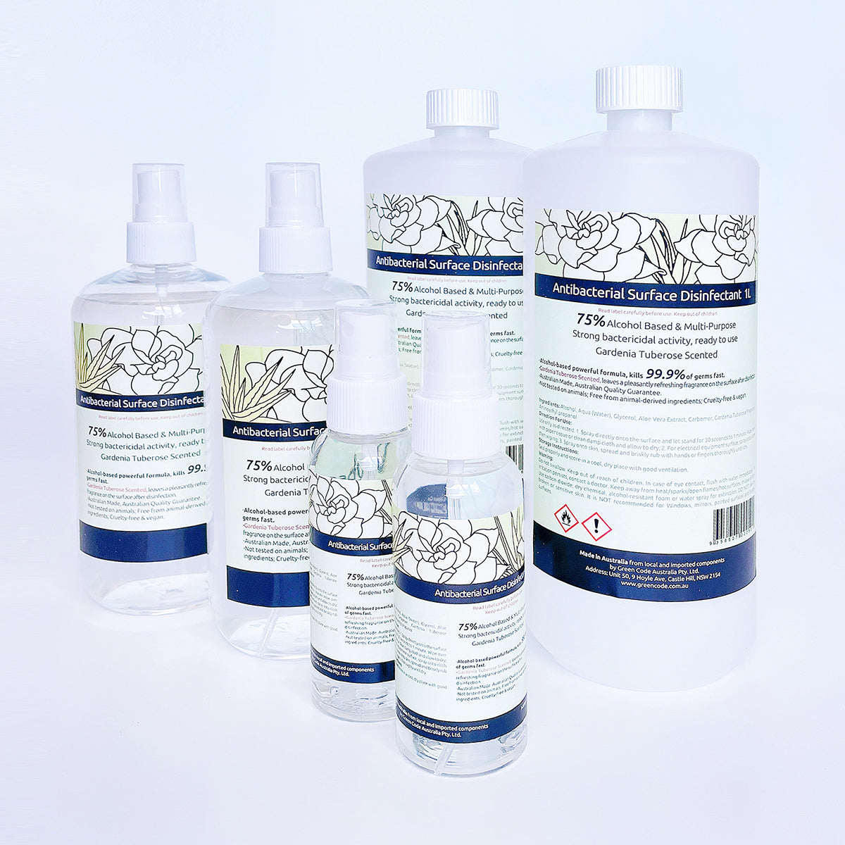 75% Alcohol Based & Multi-Purpose