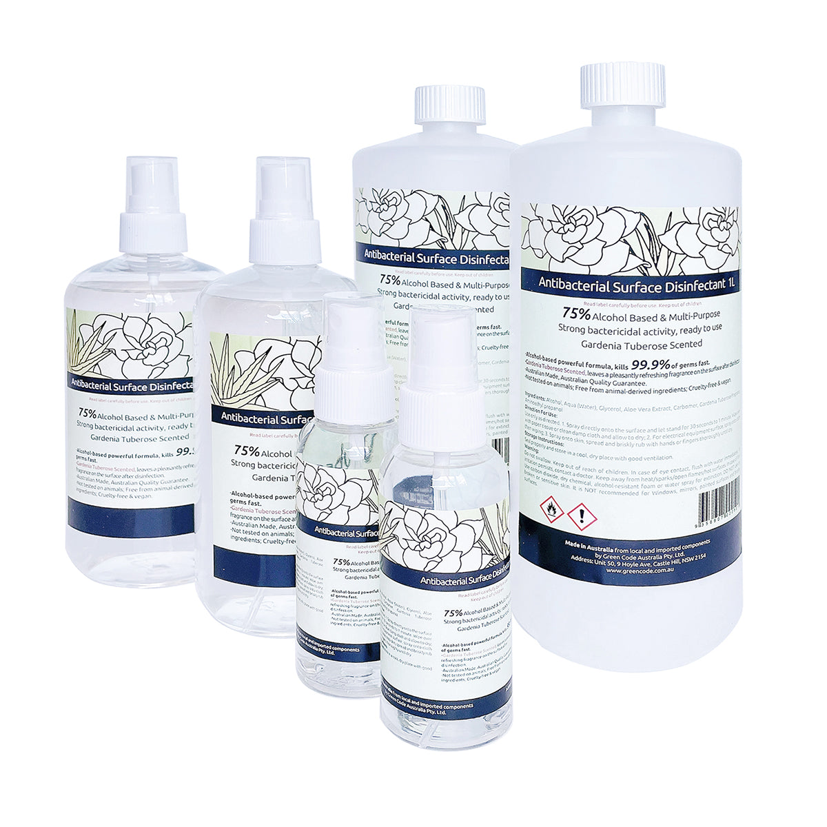 75% Alcohol Based & Multi-Purpose