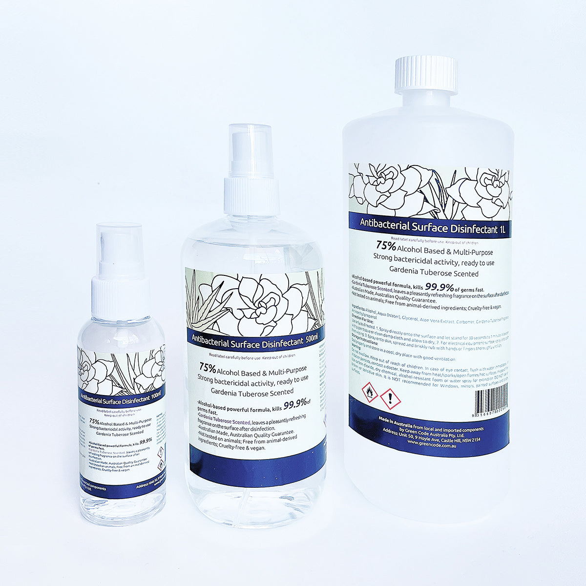 75% Alcohol Based & Multi-Purpose