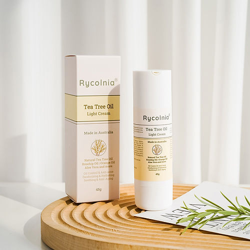Rycolnia Tea Tree Terpene Alcohol Essence Light Cream 45g