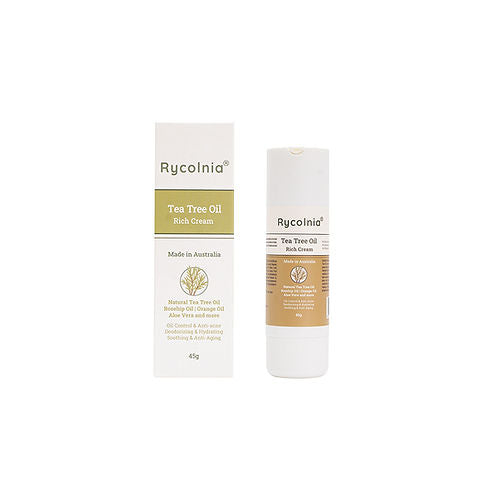 Rycolnia Tea Tree Terpene Alcohol Essence Rich Cream 45g