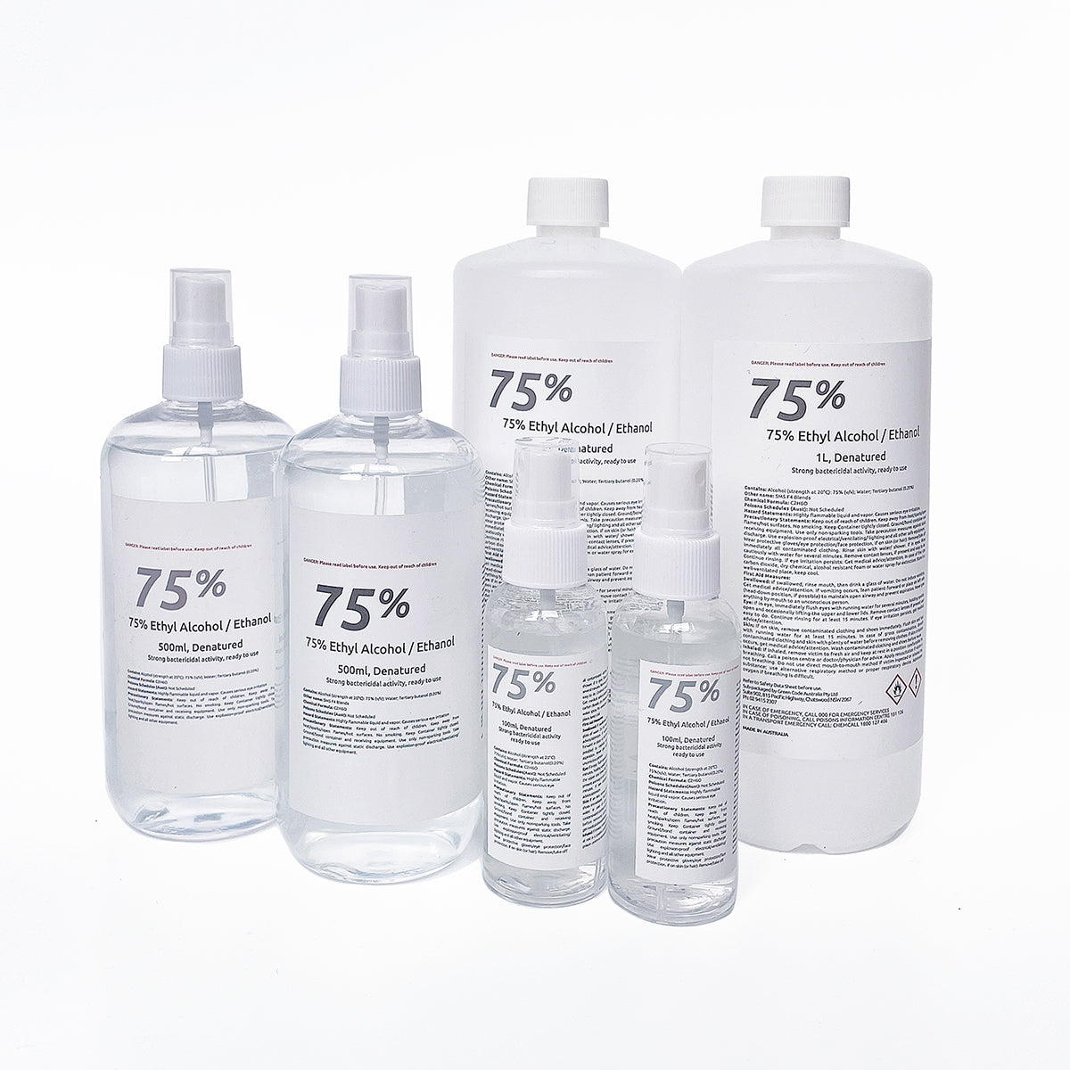 75% Ethyl Alcohol / Ethanol Denatured