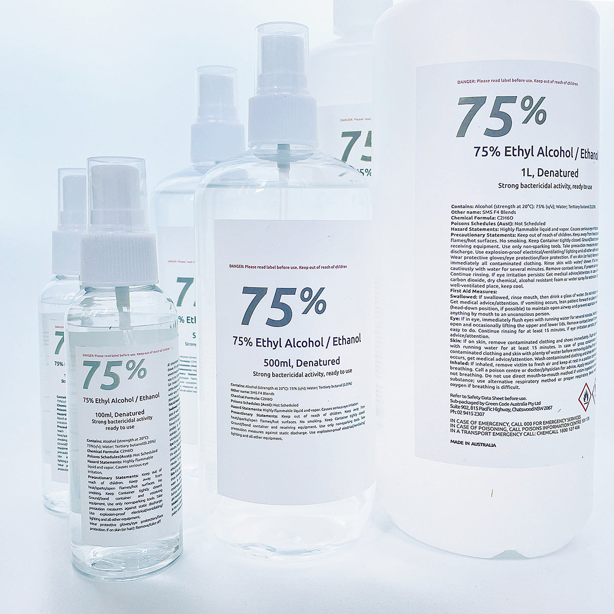 75% Ethyl Alcohol / Ethanol Denatured