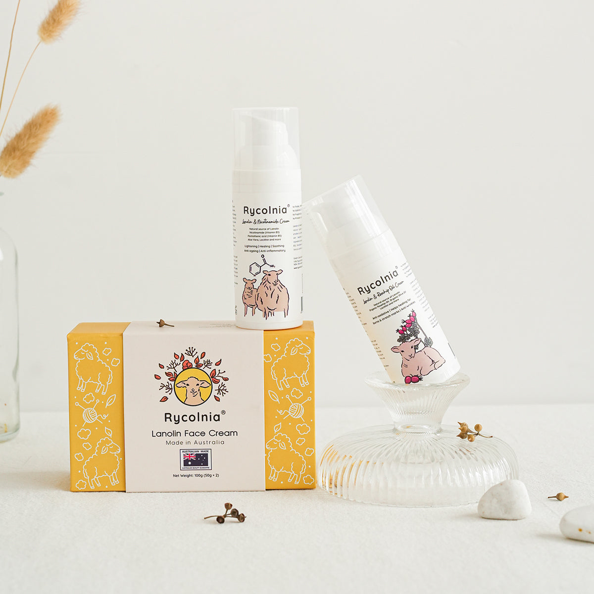 Rycolnia Lanolin Cream Gift Set - 2 Pack