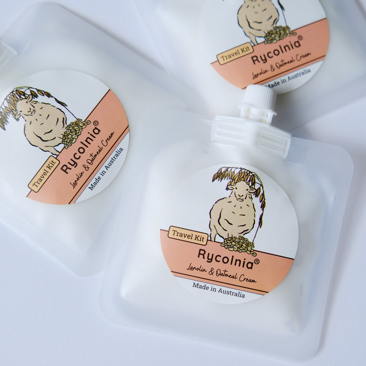 Rycolnia Lanolin & Oatmeal Cream 15g Pouch