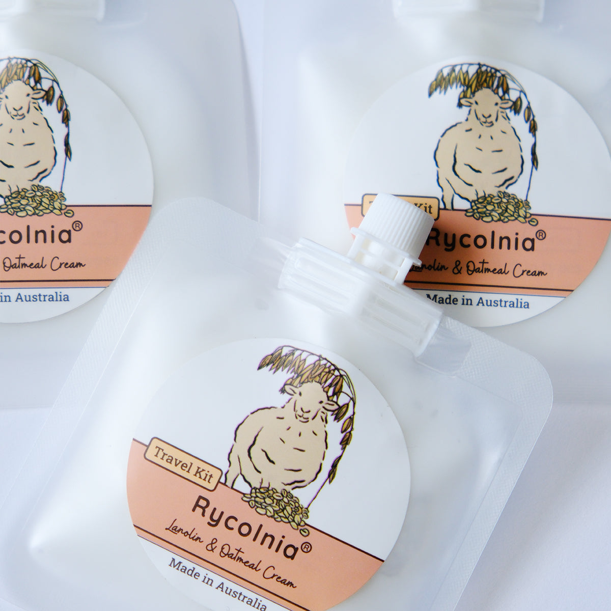 Rycolnia Lanolin & Oatmeal Cream 15g Pouch