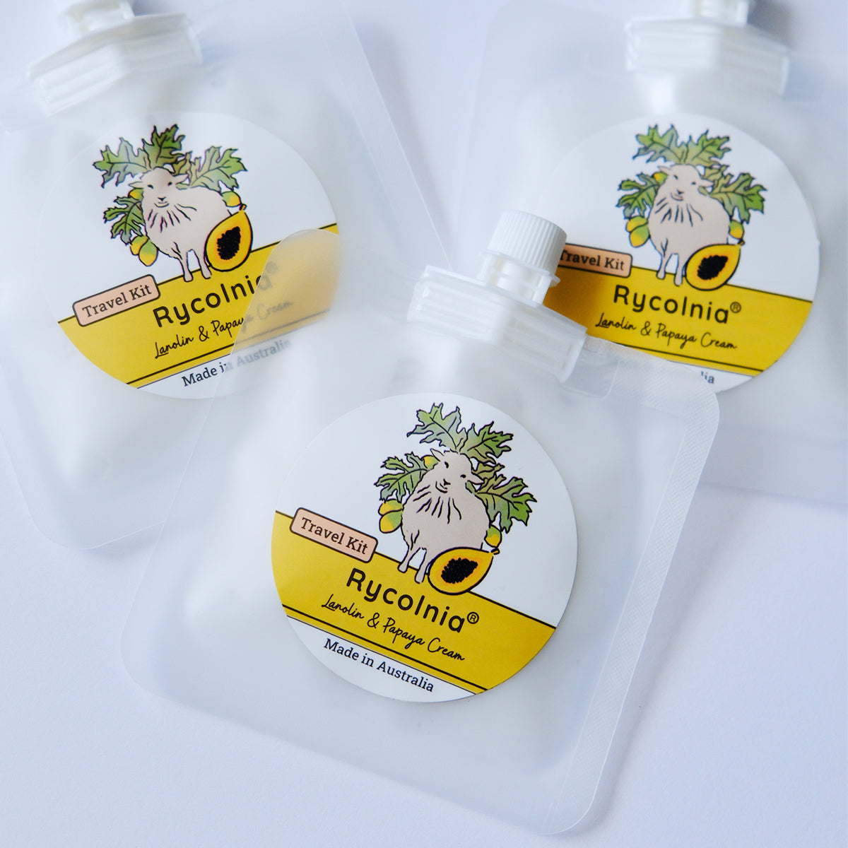 Rycolnia Lanolin & Papaya Cream 15g Pouch