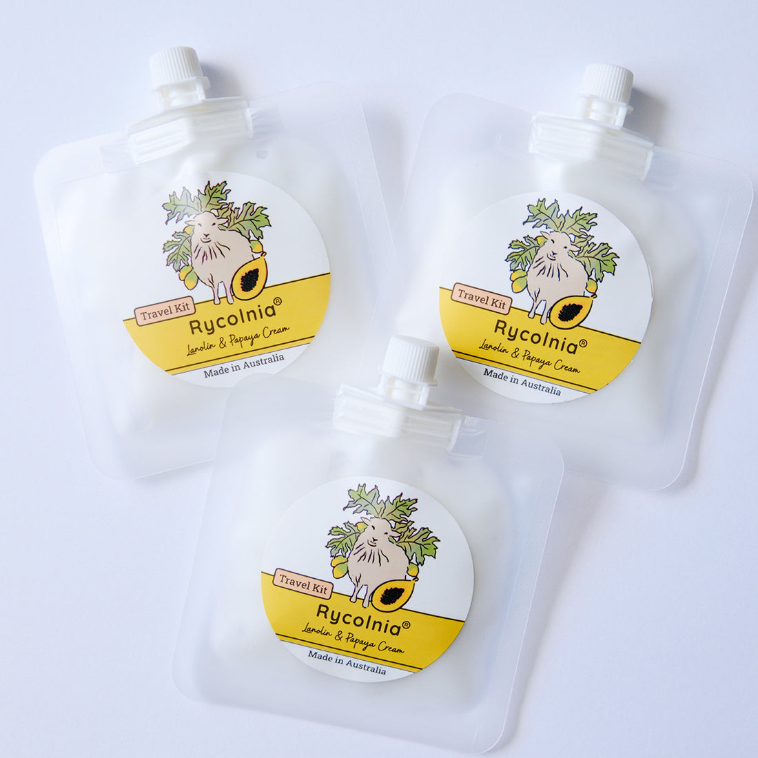 Rycolnia Lanolin & Papaya Cream 15g Pouch