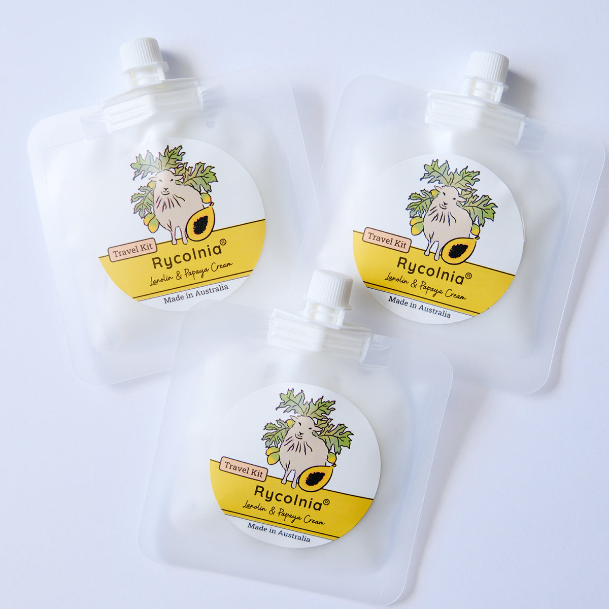 Rycolnia Lanolin & Papaya Cream 15g Pouch